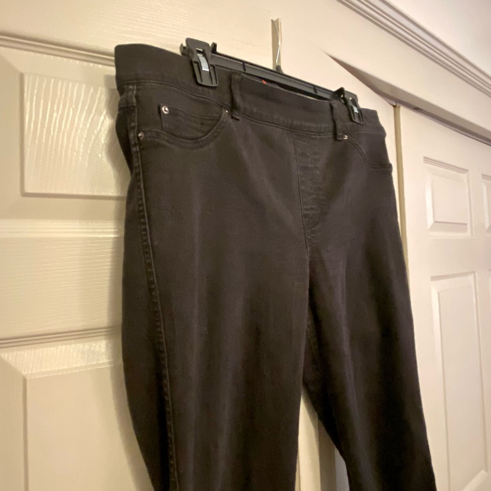 Spanx Black 5 Pocket Slim Skinny Ankle High Rise Jeans